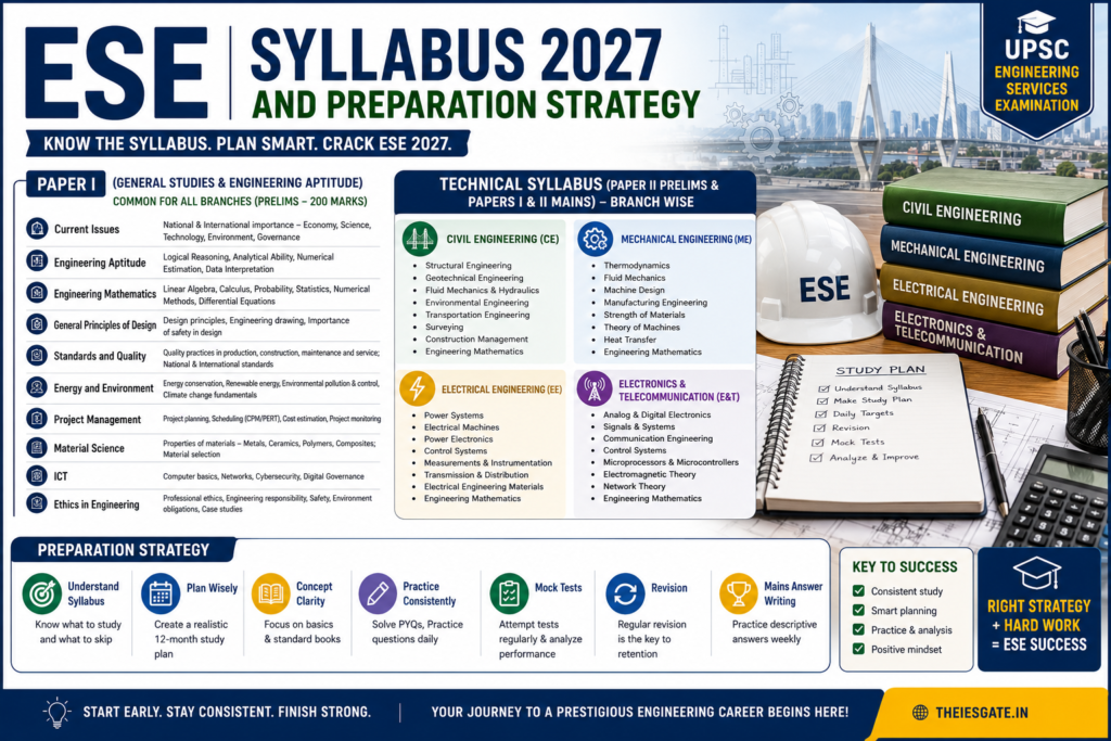 ESE Syllabus 2027 and Preparation Strategy